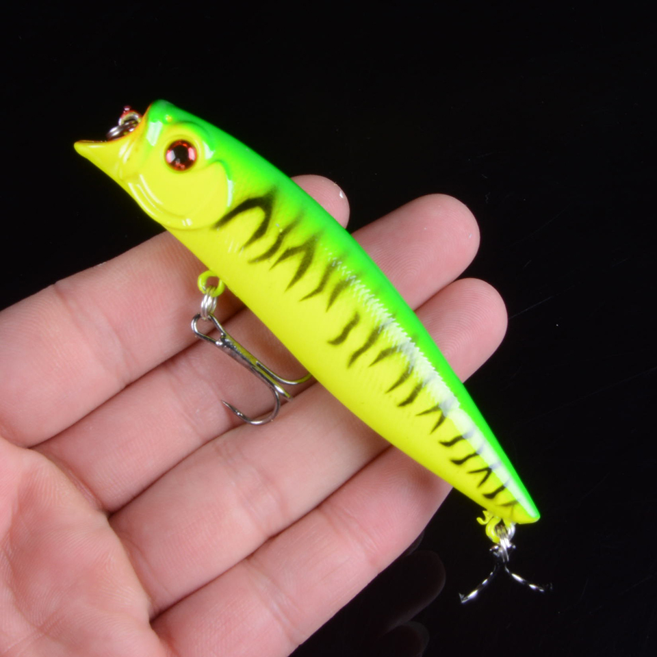 Fishing Lure Popper - 1pc ポッパールアーワブラー 5 色 9.2 センチメートル釣りルアー