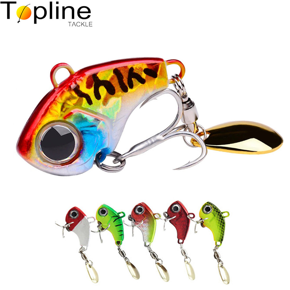 Fishing Lure Popper - ToplineTackle テールスピナー釣りルアー 5 グラム 7 グラム
