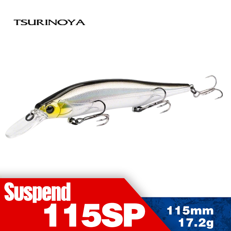 Fishing Lure Swimbait - TSURINOYA 115mm 17.2g サスペンディングミノー ルアー ウェイトシステム