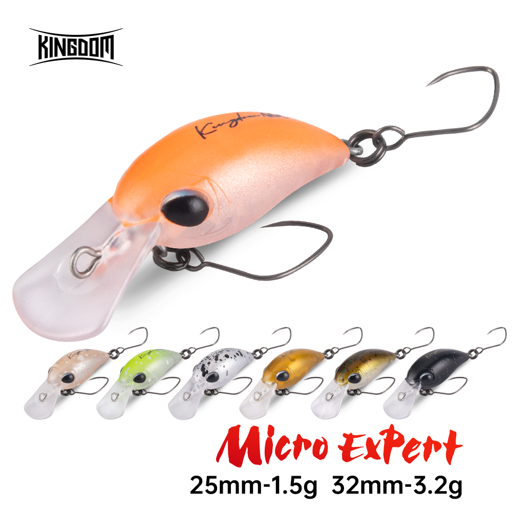 Fishing Lure Crankbait - キングダムフィッシングルアー マイクロエキスパートミノー 1.5g 3.2g 25mm 32mm