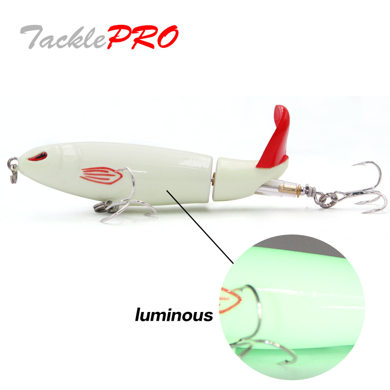 Fishing Lure Crankbait - タックルプロ PE20 ホッパープロッパー フローティングフィッシングルアー ソフト回転テール 13g/90mm