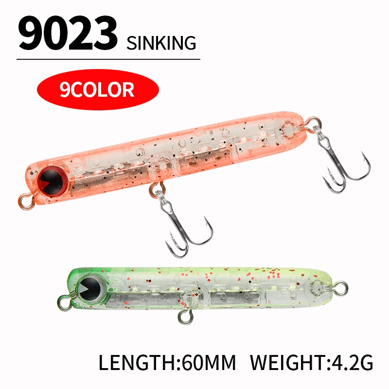Fishing Lure Jerkbait - 6 センチメートル 4.8 グラムスローシンキングペンシル釣りルアーウォブラー 60 マイクロトローリングジャークベイトスイムベイト人工餌偽釣り用品