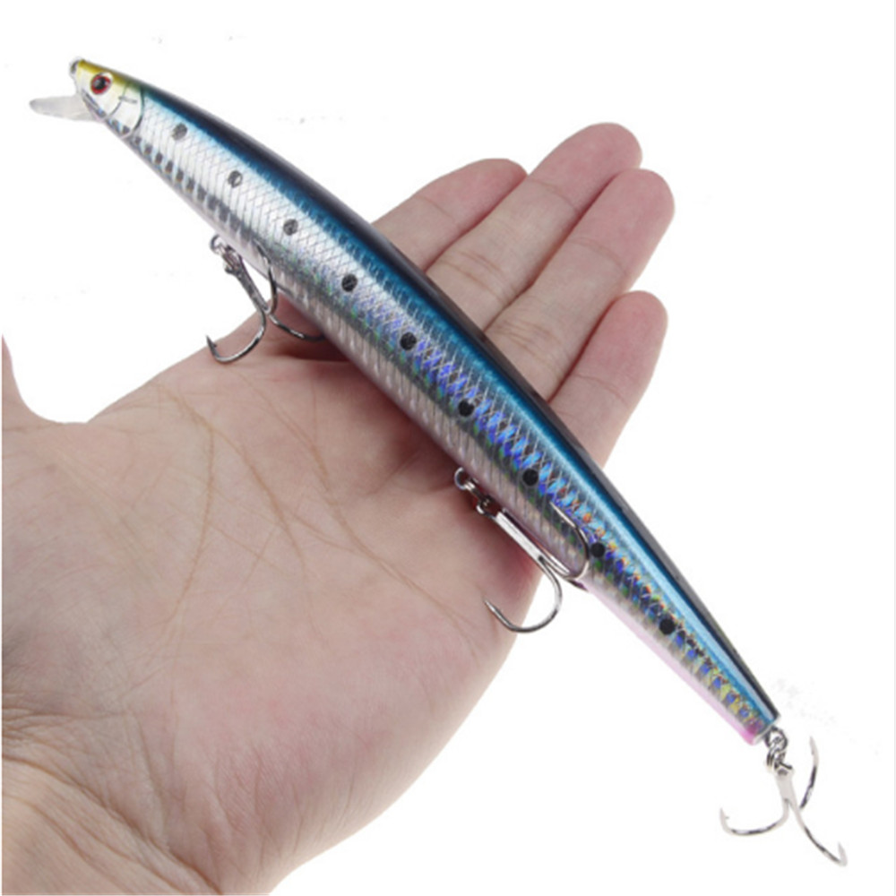 1 個 18 センチメートル 24 グラムミノー釣りルアーレ - Fishing Lure Soft Plastic のレビューと価格
