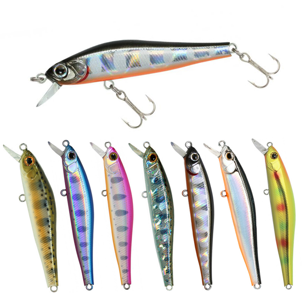 7 センチメートル 5.5 グラム釣りルアーミノーワブラーシ - Fishing Lure Popper のレビューと価格