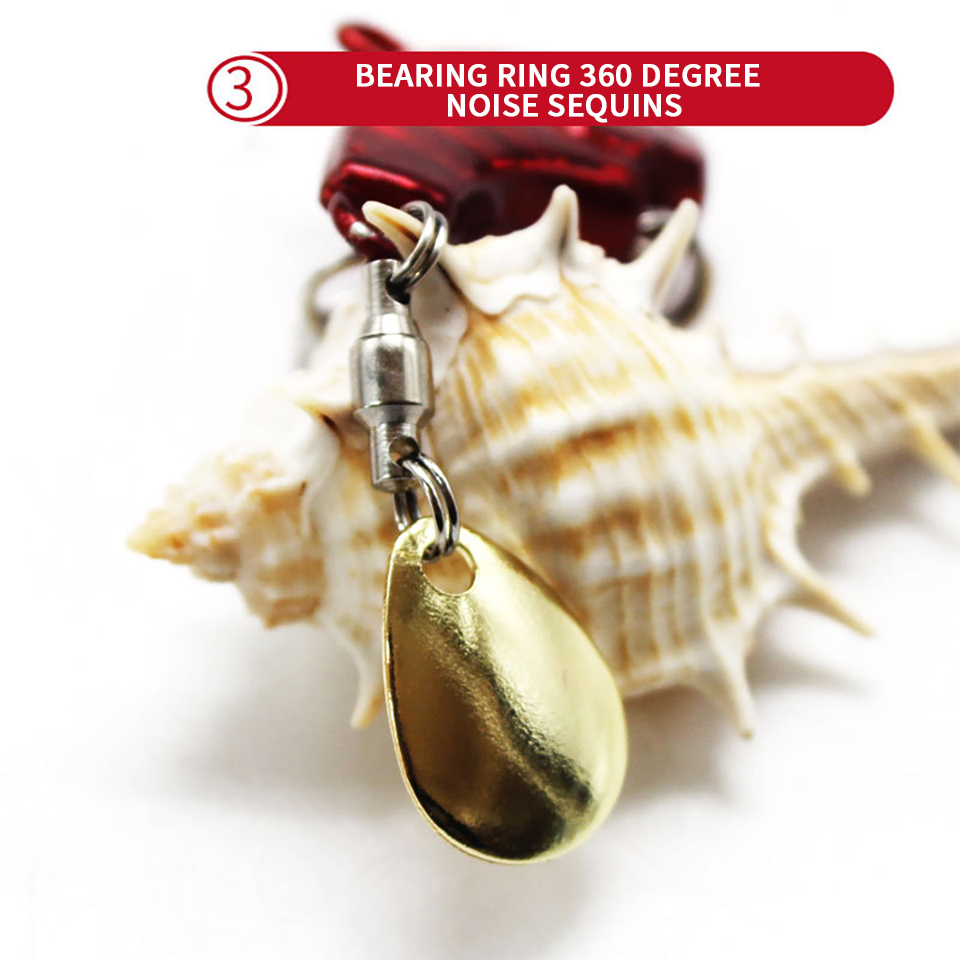 ToplineTackle テールスピナー釣りルアー 5 グ - Fishing Lure Popper のレビューと価格
