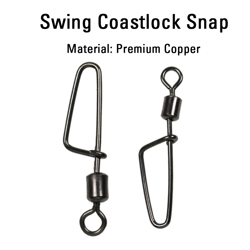20個入り ブラックニッケル製 フィッシングローリングスイベ - Fishing Lure Kit のレビューと価格