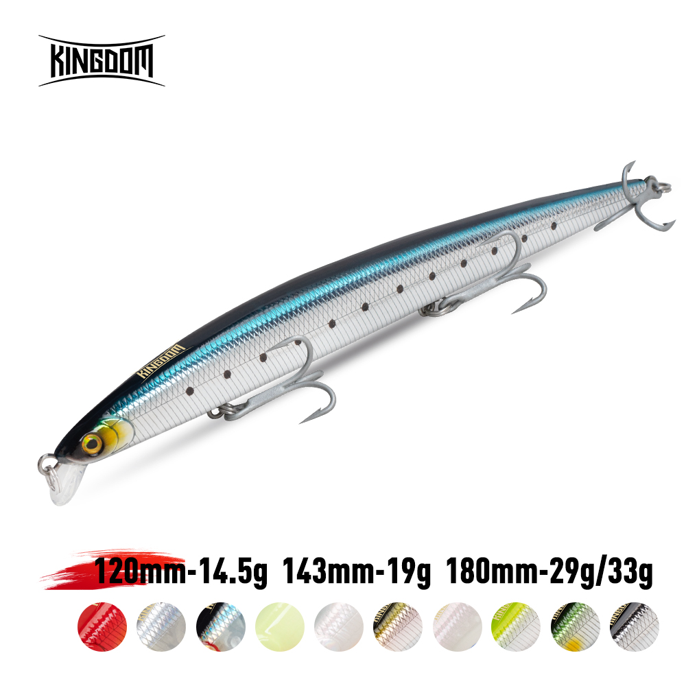 キングダム ロングキャスティング フィッシングルアー 14. - Fishing Lure Jerkbait のレビューと価格