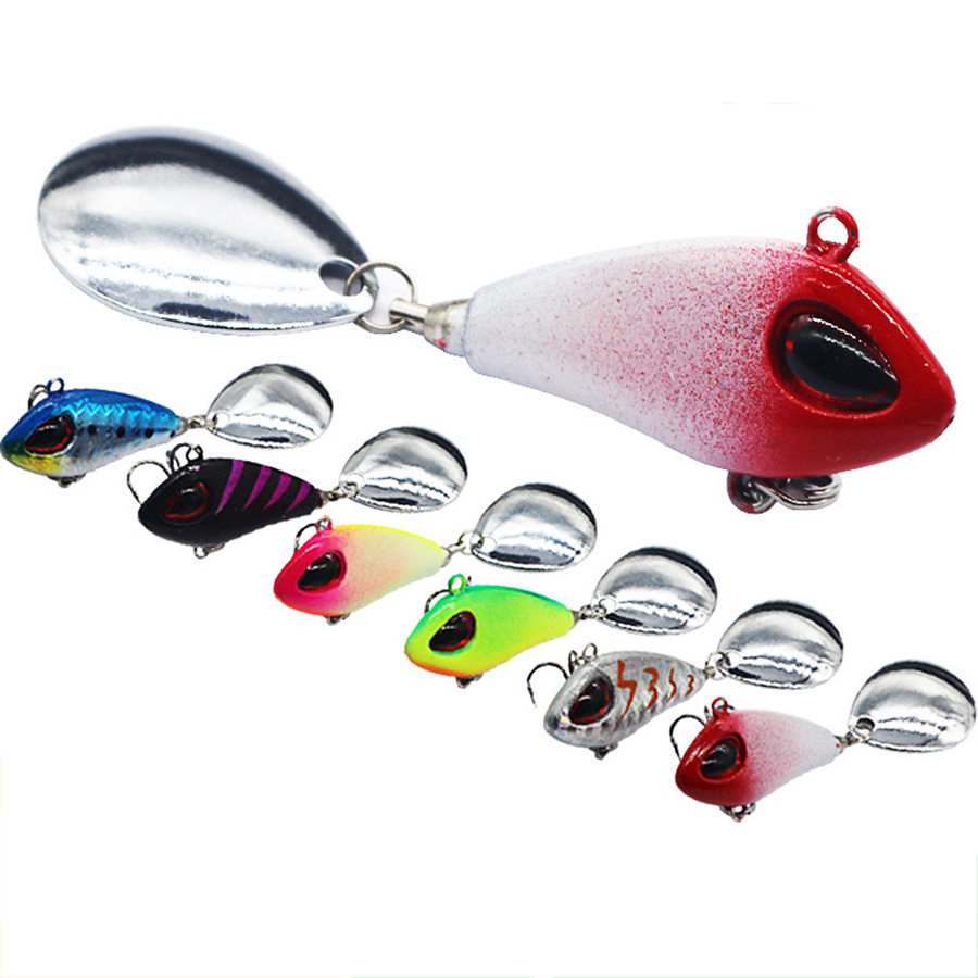 メタルバイブフィッシング マイクロスピナーベイト バス トラ - Fishing Lure Blade Bait のレビューと価格