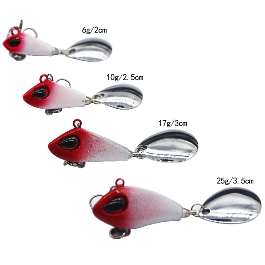 メタルバイブフィッシング マイクロスピナーベイト バス トラ - Fishing Lure Blade Bait のレビューと価格