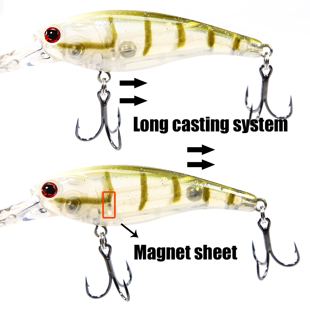 B&U 58 ミリメートルロングキャストウェイトシステムトッ - Fishing Lure Crankbait のレビューと価格