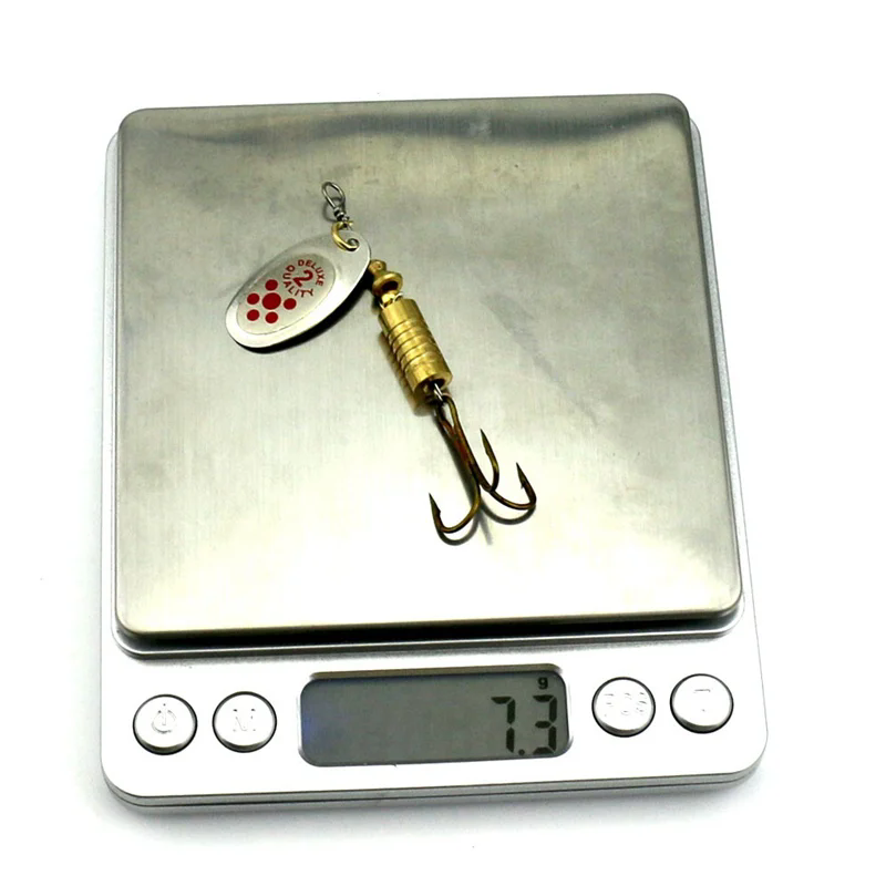 1 個金属メッキスピナー餌 6.7 センチメートル/7 グラ - Fishing Lure Swimbait のレビューと価格