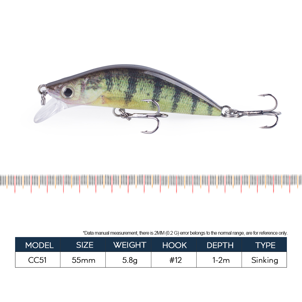 女性用ミニミンクミノールアー,人工シンキングクランクベイト, - Fishing Lure Crankbait のレビューと価格