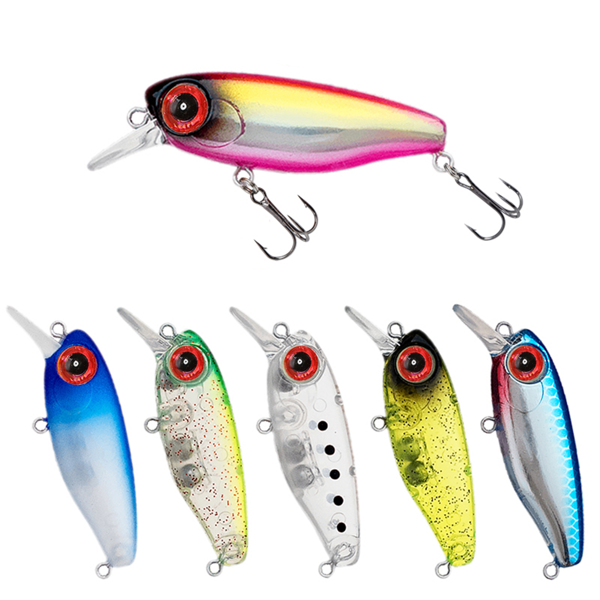 3.8 センチメートル 2.7 グラム釣りルアーマイクロミノ - Fishing Lure Spoon のレビューと価格