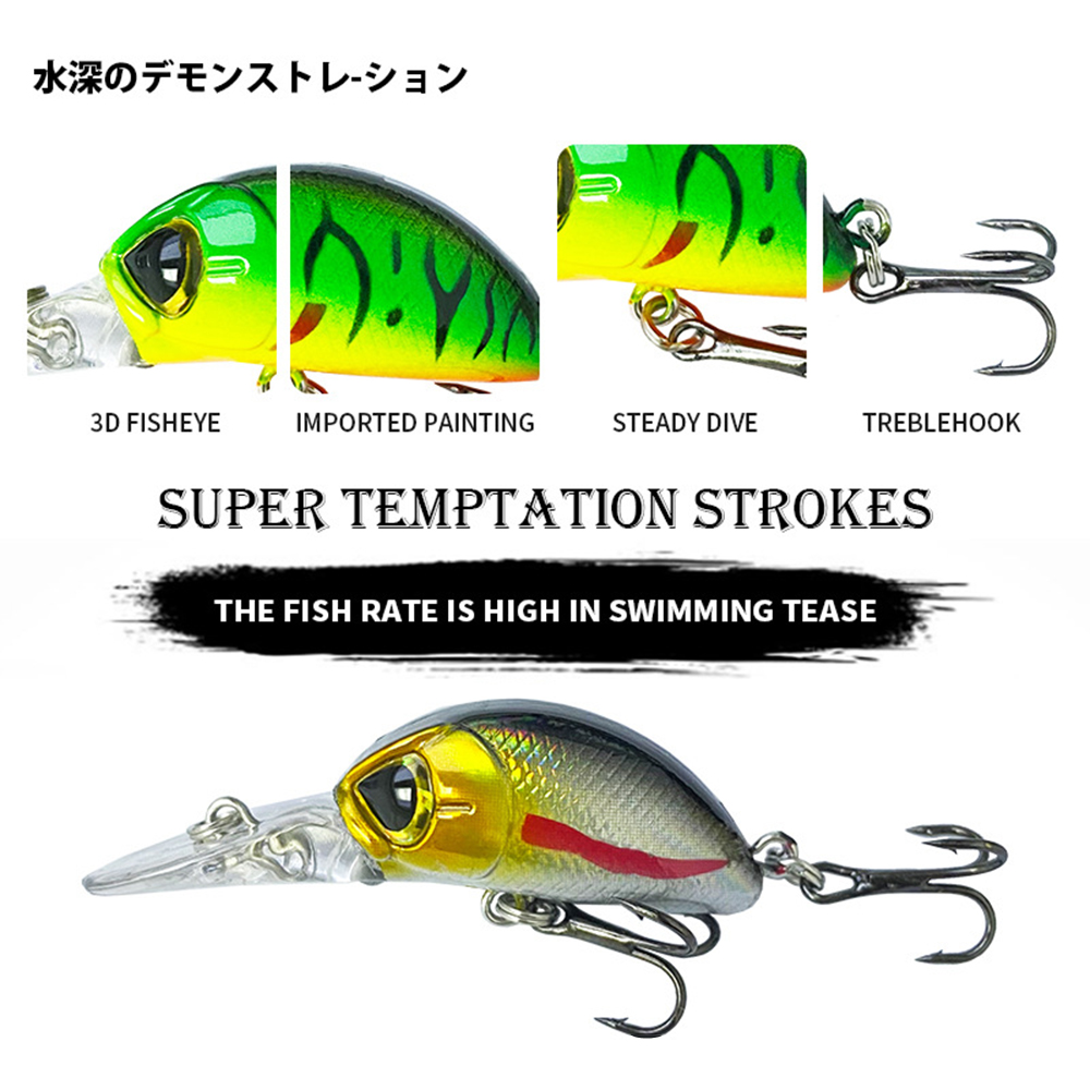 3.2 センチメートル 4.4 グラム釣りルアーシンキングマ - Fishing Lure Jerkbait のレビューと価格